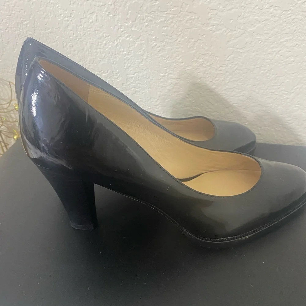 Cole Hann Nike Air Black Patent Leather Pumps - Women size 7.5